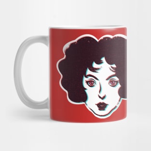 Flapper Head Pop Art Mug